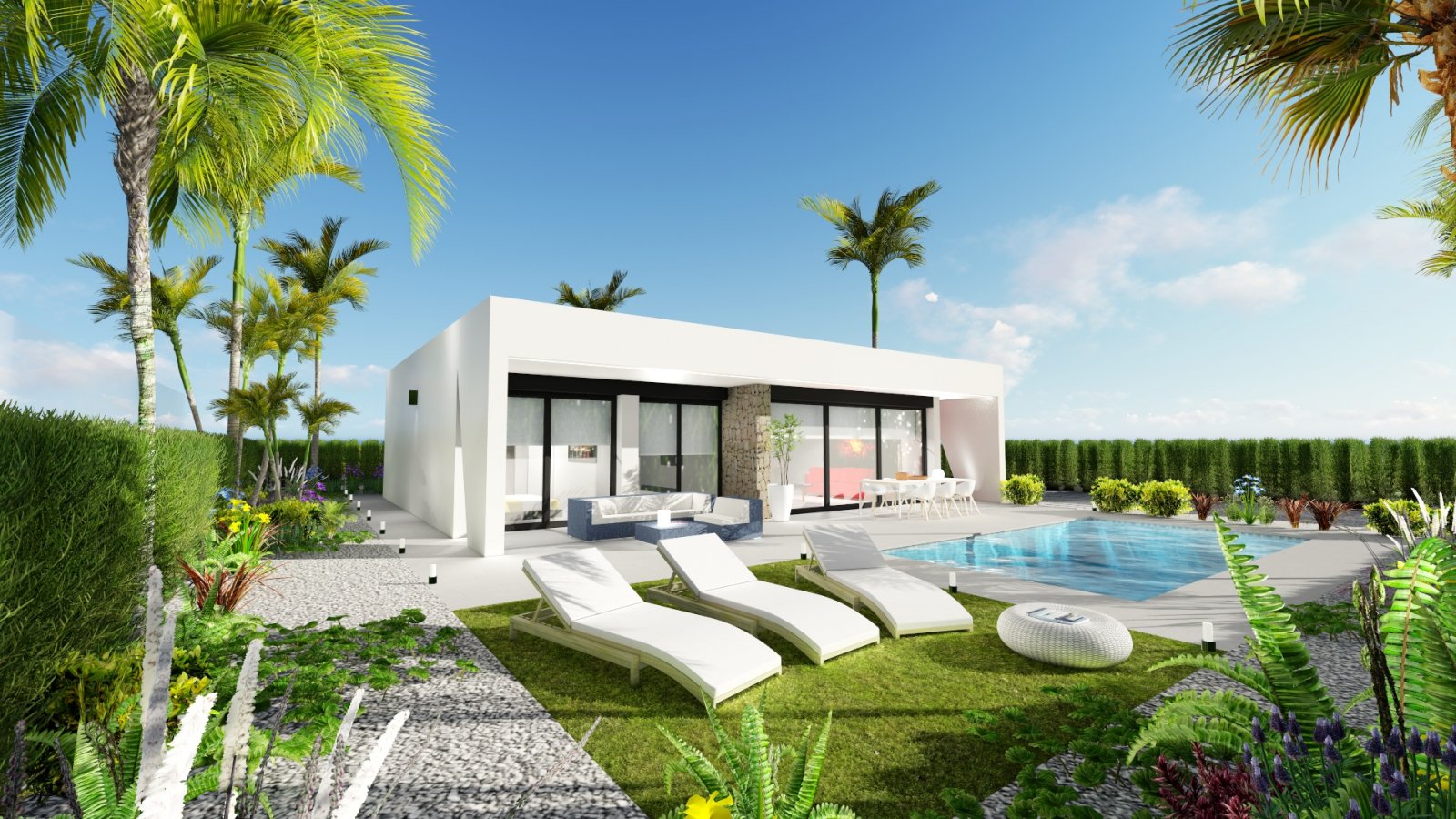 Exklusive Villen mit privatem Pool und Garten, ruhige Naturumgebung, Calasparra