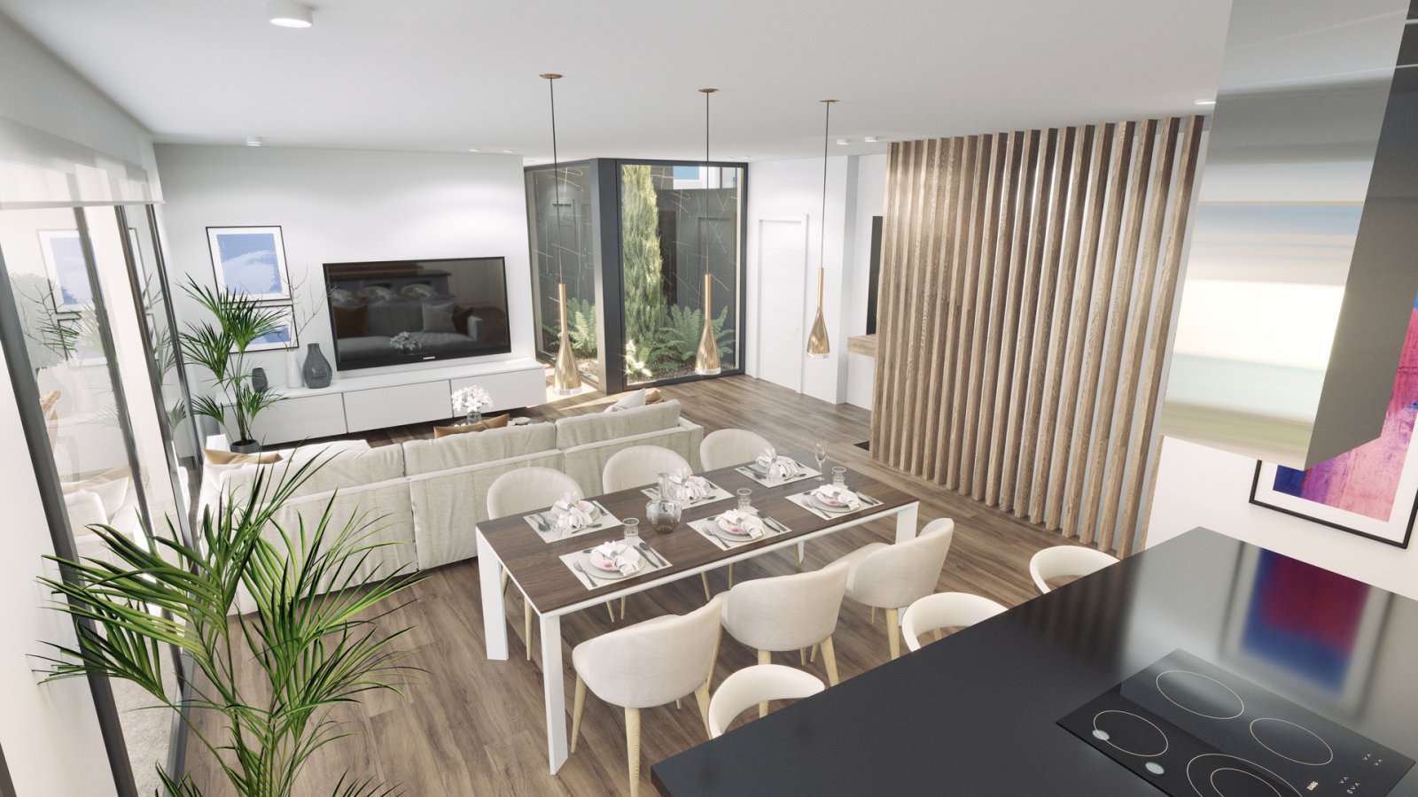 Exklusive freistehende Häuser mit Meerblick und privatem Pool, Finestrat