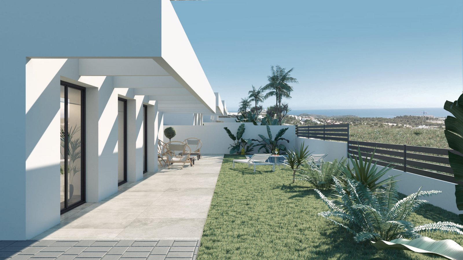 Exklusive freistehende Häuser mit Meerblick und privatem Pool, Finestrat