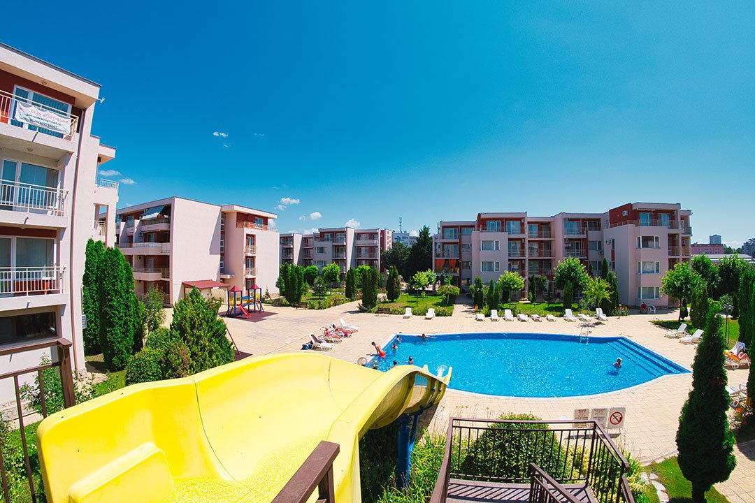 2 Zimmer Wohnung auf Ratenzahlung von bis zu 10 Jahren im Holiday Fort Komplex Sonnenstrand Bulgarien