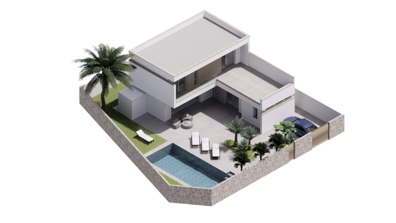 Exklusives Einfamilienhaus, 1 km vom Meer entfernt, San Javier