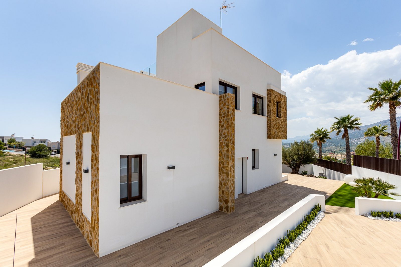 Exklusive freistehende Häuser mit Pool und Meerblick, Finestrat