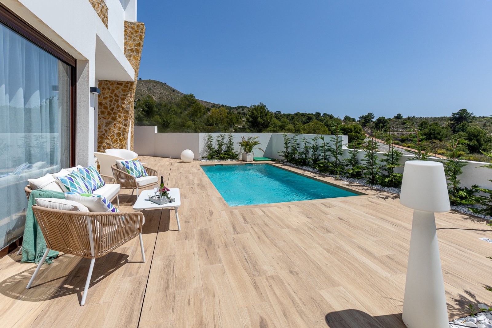 Exklusive freistehende Häuser mit Pool und Meerblick, Finestrat