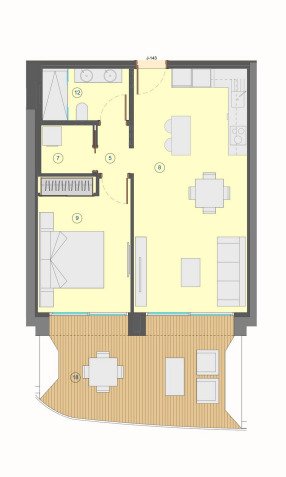 Luxusapartment mit Panoramablick aufs Meer in Benidorm