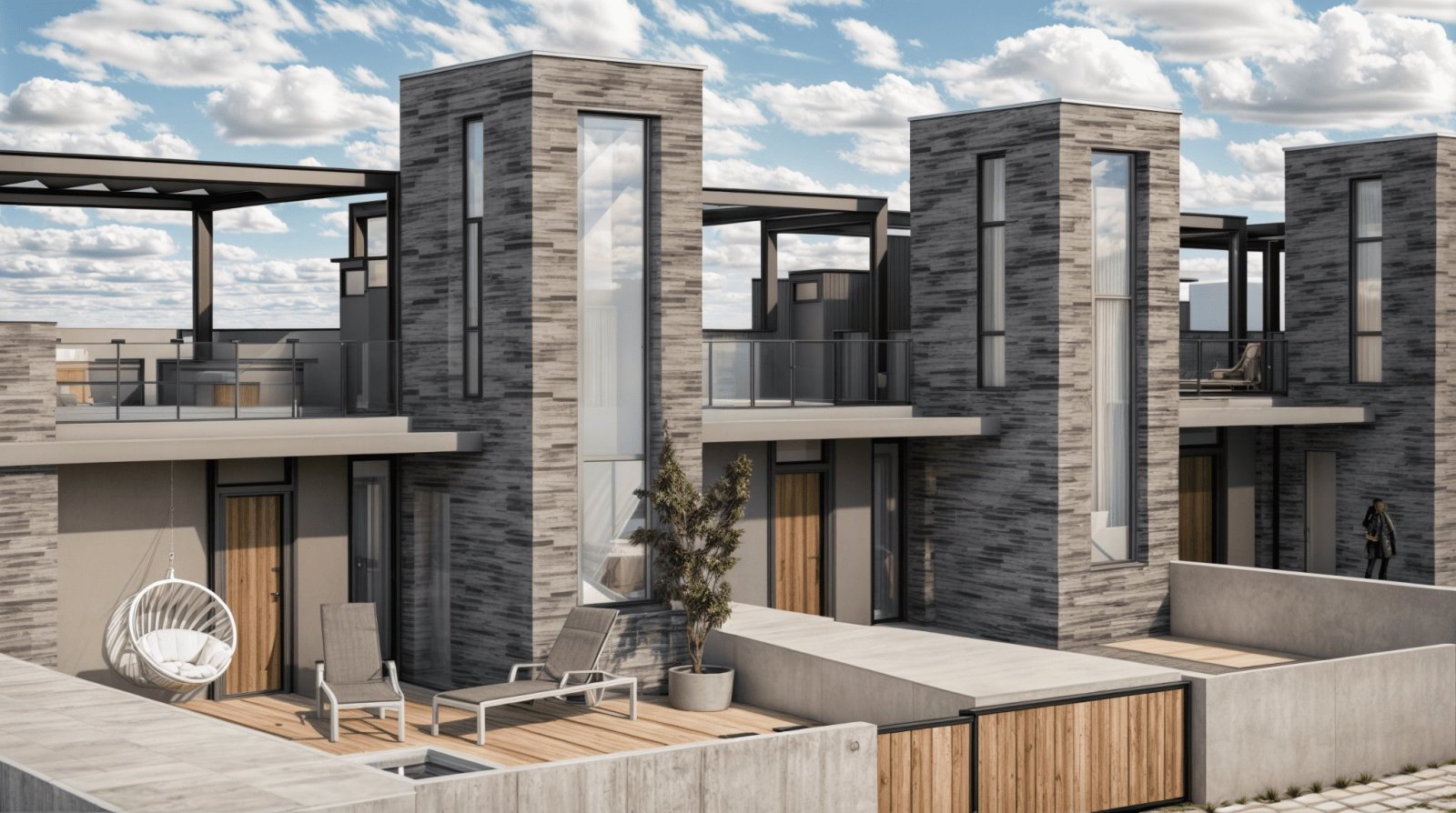 Moderne Einfamilienhäuser mit privatem Garten und Pool, ruhige Lage, Fuente Álamo