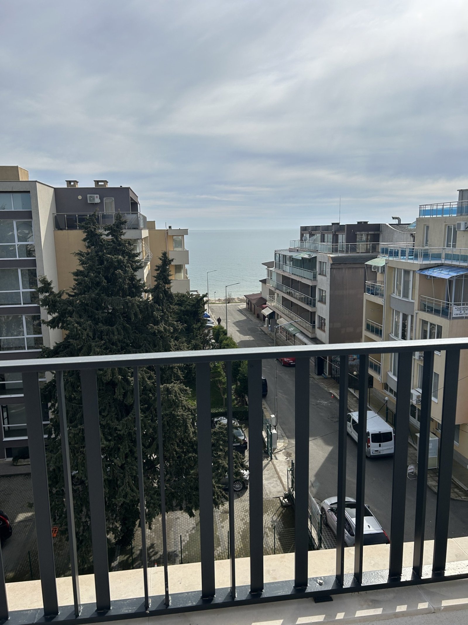 Luxury Furnished Sea View Apartment with Huge Terrace in Ravda – 50m from the Beach