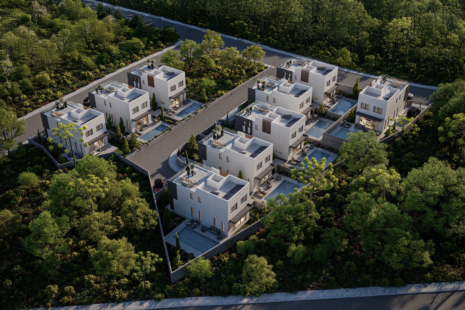 Uptown Residences | Freistehende Einfamilienhäuser mit 3 Schlafzimmern in Tremithousesa, Paphos