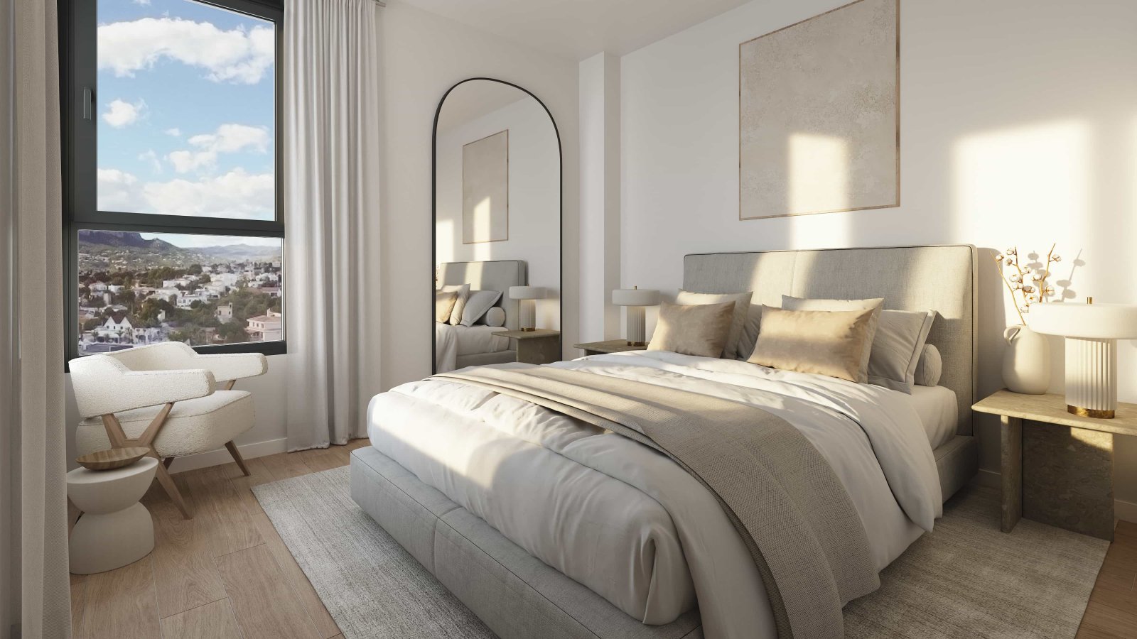 Moderne Apartments und Penthäuser, 0,7 km vom Meer entfernt, Calpe
