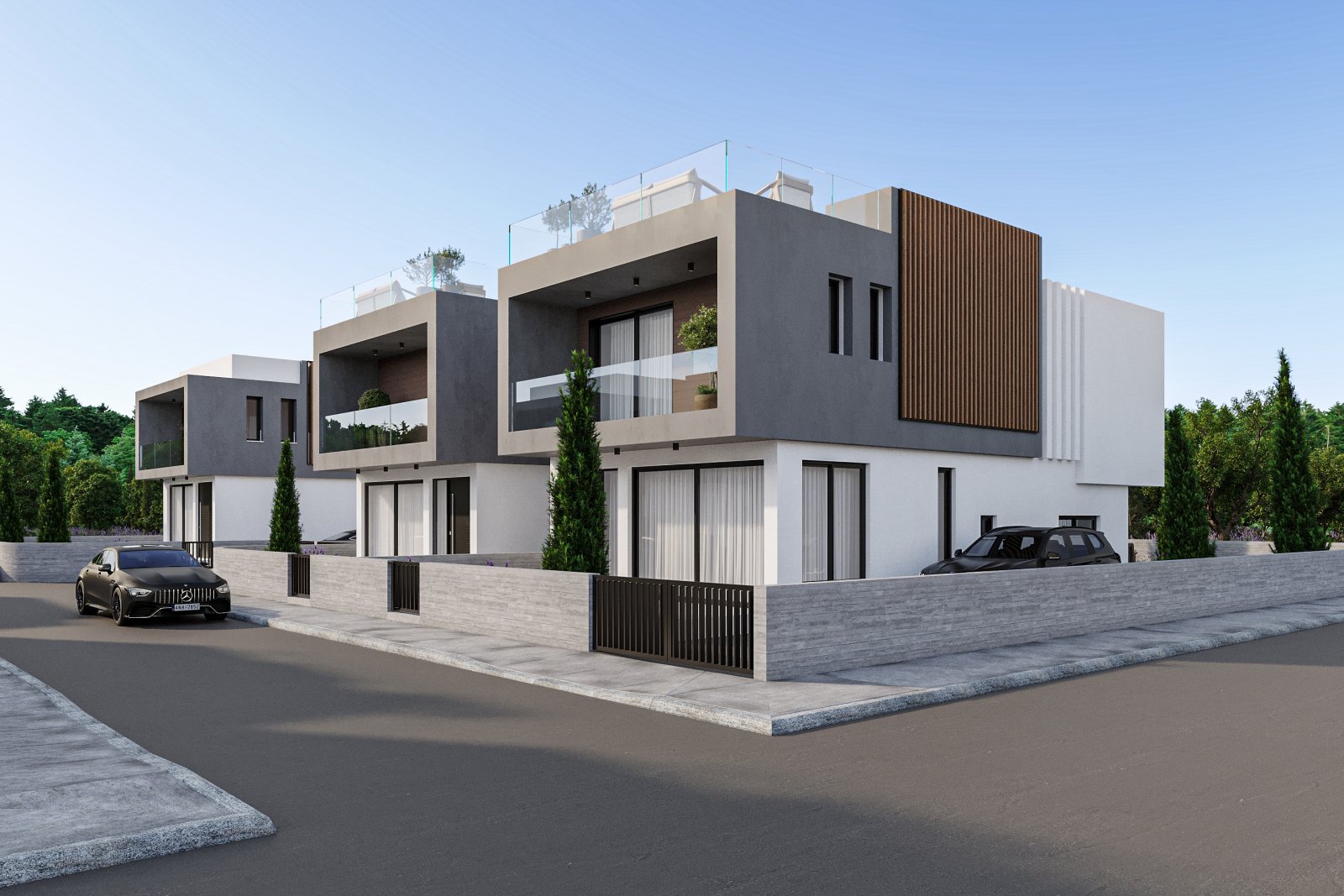Absolute Residences | Reihenhäuser mit 3 Schlafzimmern in Mesogi, Paphos