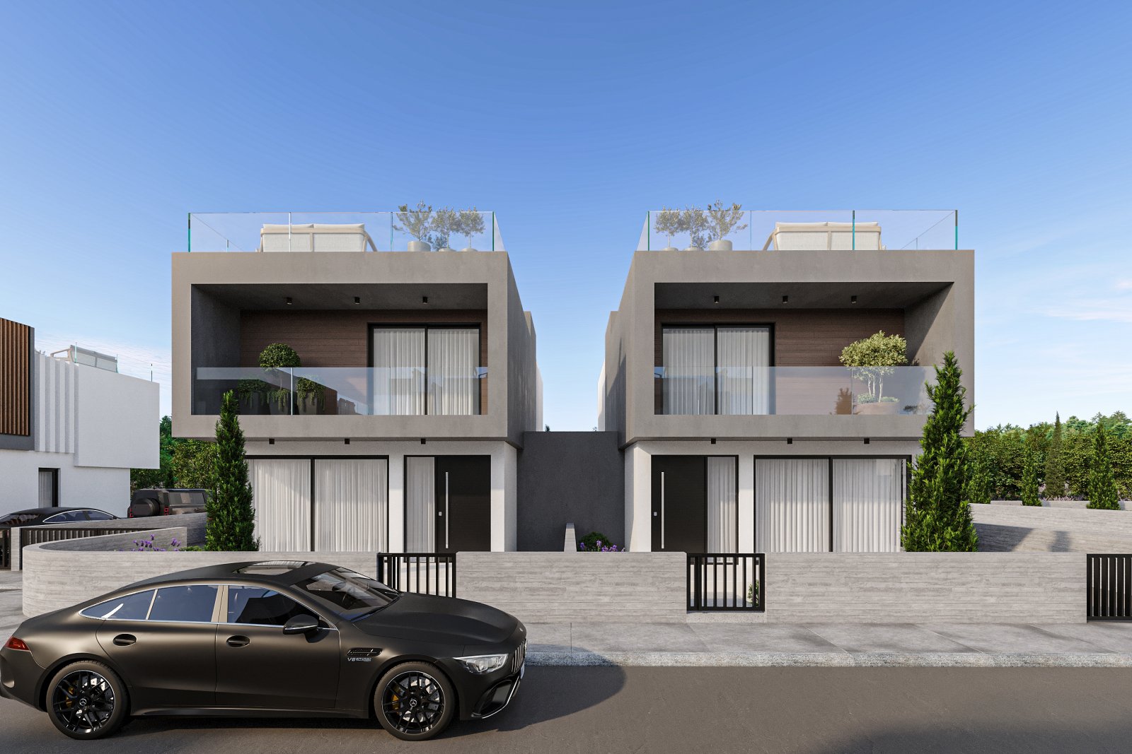 Absolute Residences | Reihenhäuser mit 3 Schlafzimmern in Mesogi, Paphos