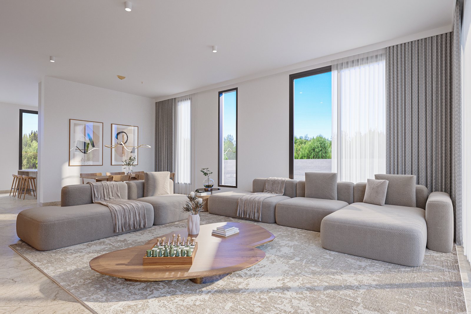 Absolute Residences | Reihenhäuser mit 3 Schlafzimmern in Mesogi, Paphos