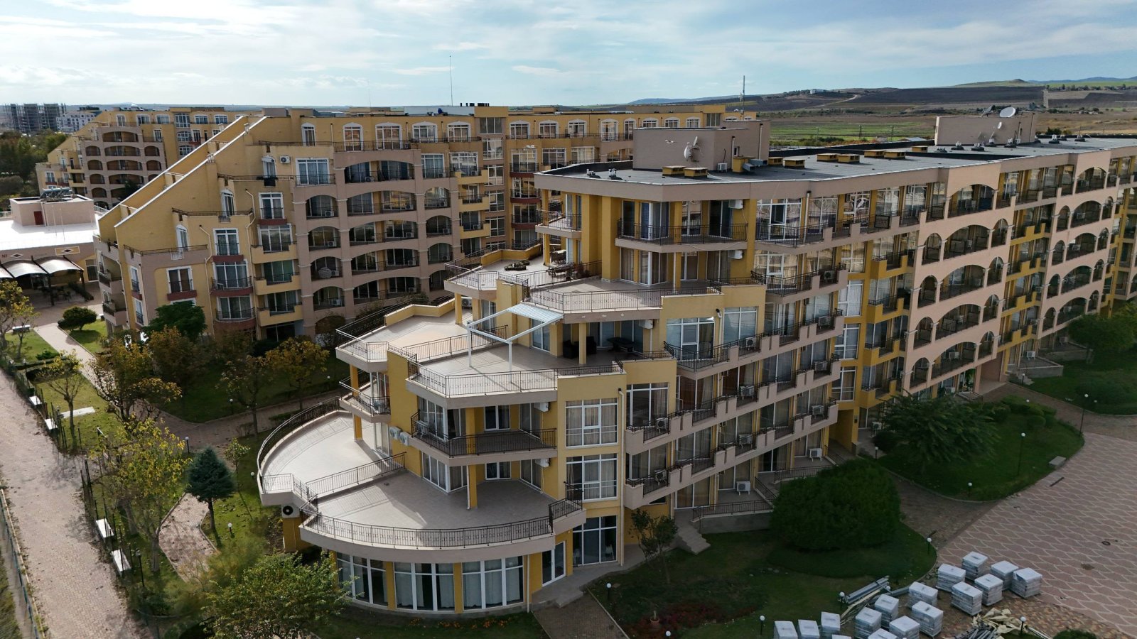 Apartment 1+2 im Midia Resort-Komplex, Aheloy, Bulgarien