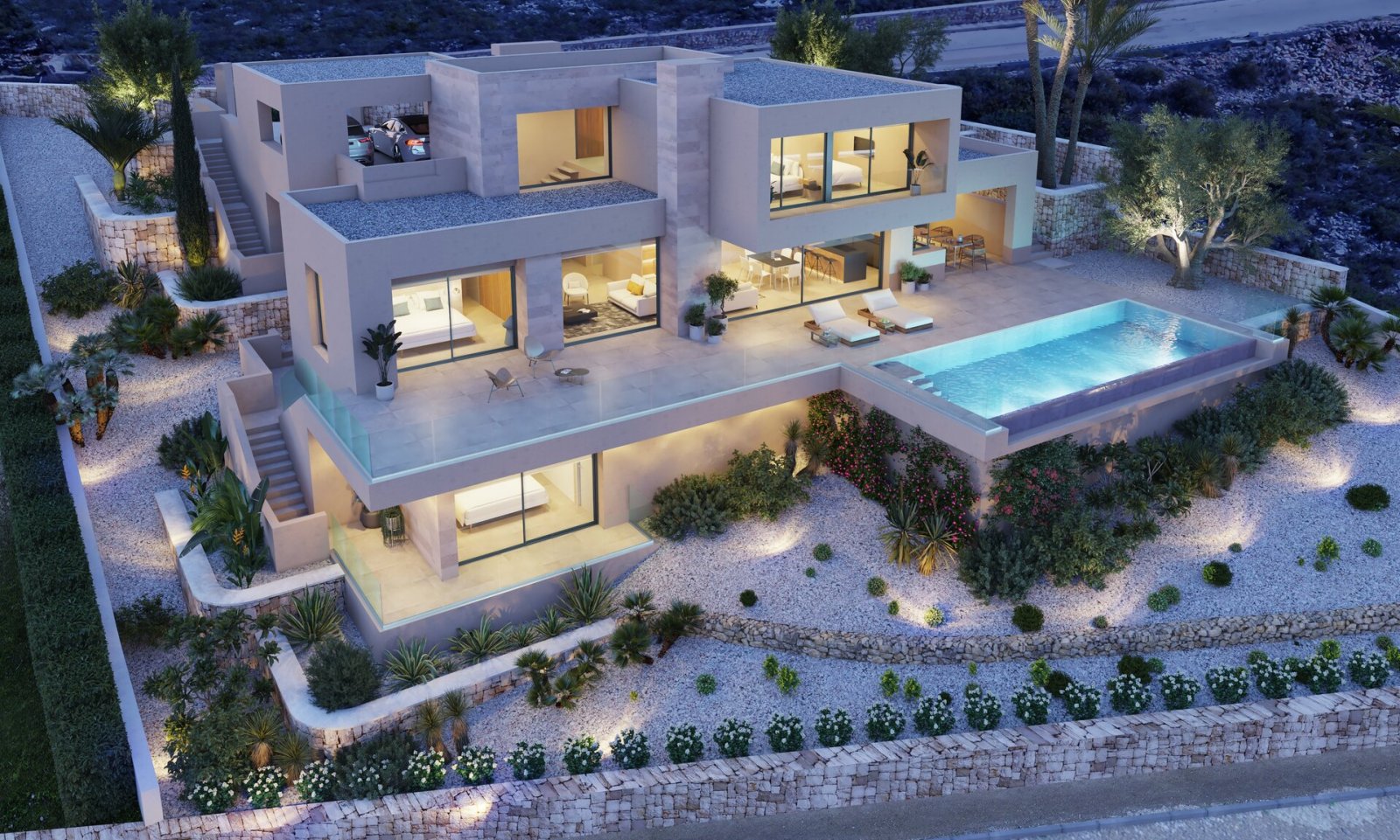 Exklusive Villa, 500 m vom Meer entfernt und mit privatem Pool, Cumbre del Sol