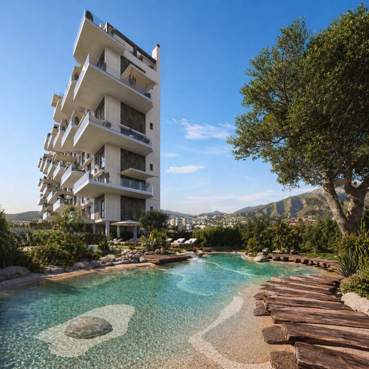 Moderne Apartments 850 m vom Meer entfernt mit Swimmingpool und Garage, Villajoyosa
