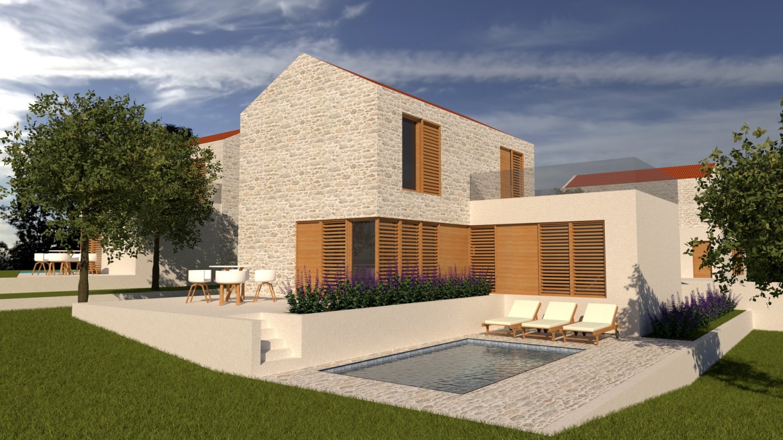 Elegante Villa mit Pool und Meerblick Vir