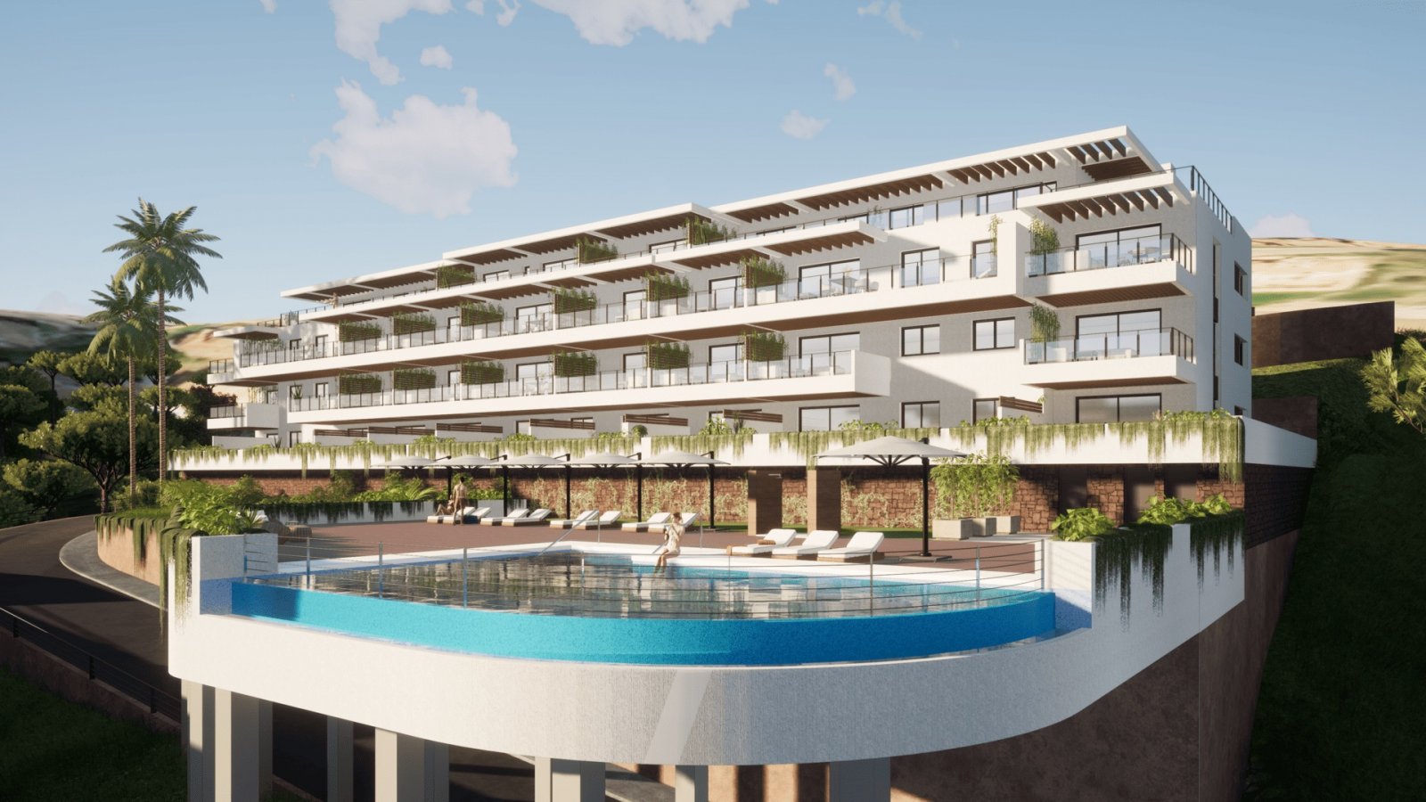 Luxusapartments mit Meerblick und Swimmingpool, Calahonda