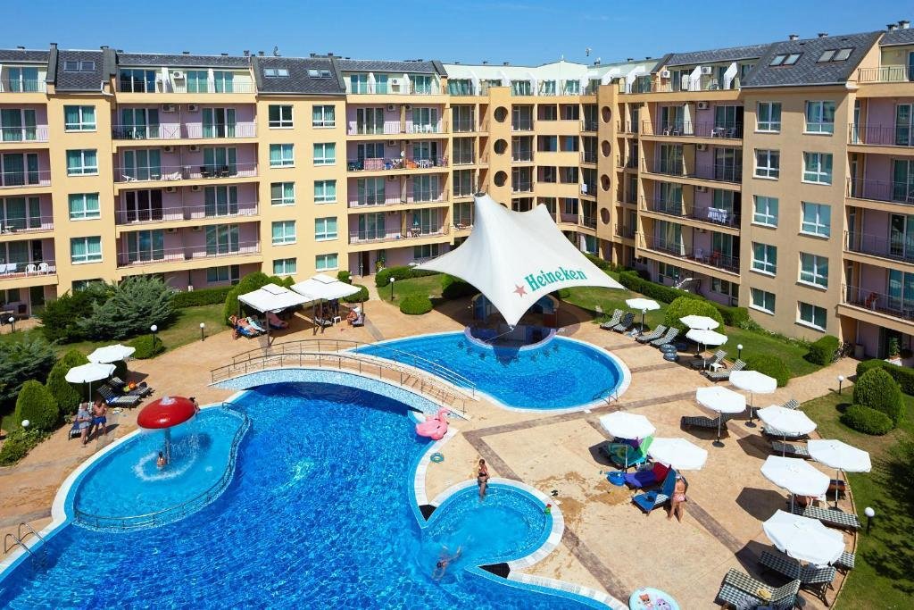 Zweizimmerwohnung mit einem Schlafzimmer im Polo Resort, Sonnenstrand