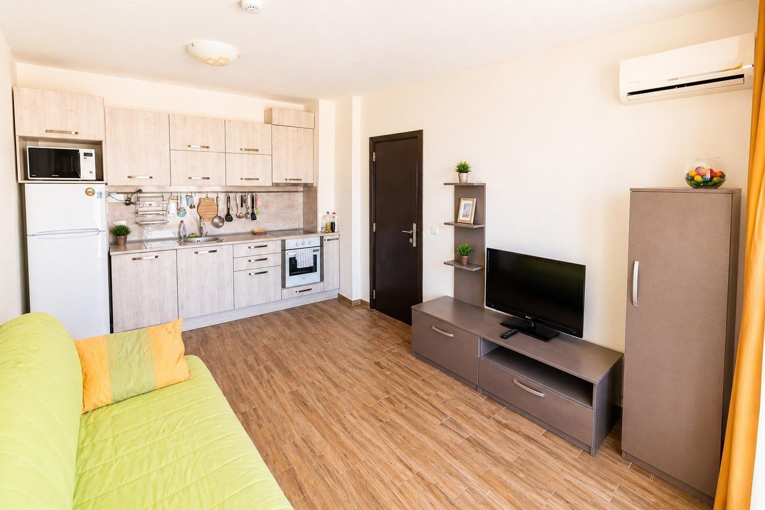 2-Zimmer-Wohnung mit Poolblick im Cascadas Complex, Sunny Beach