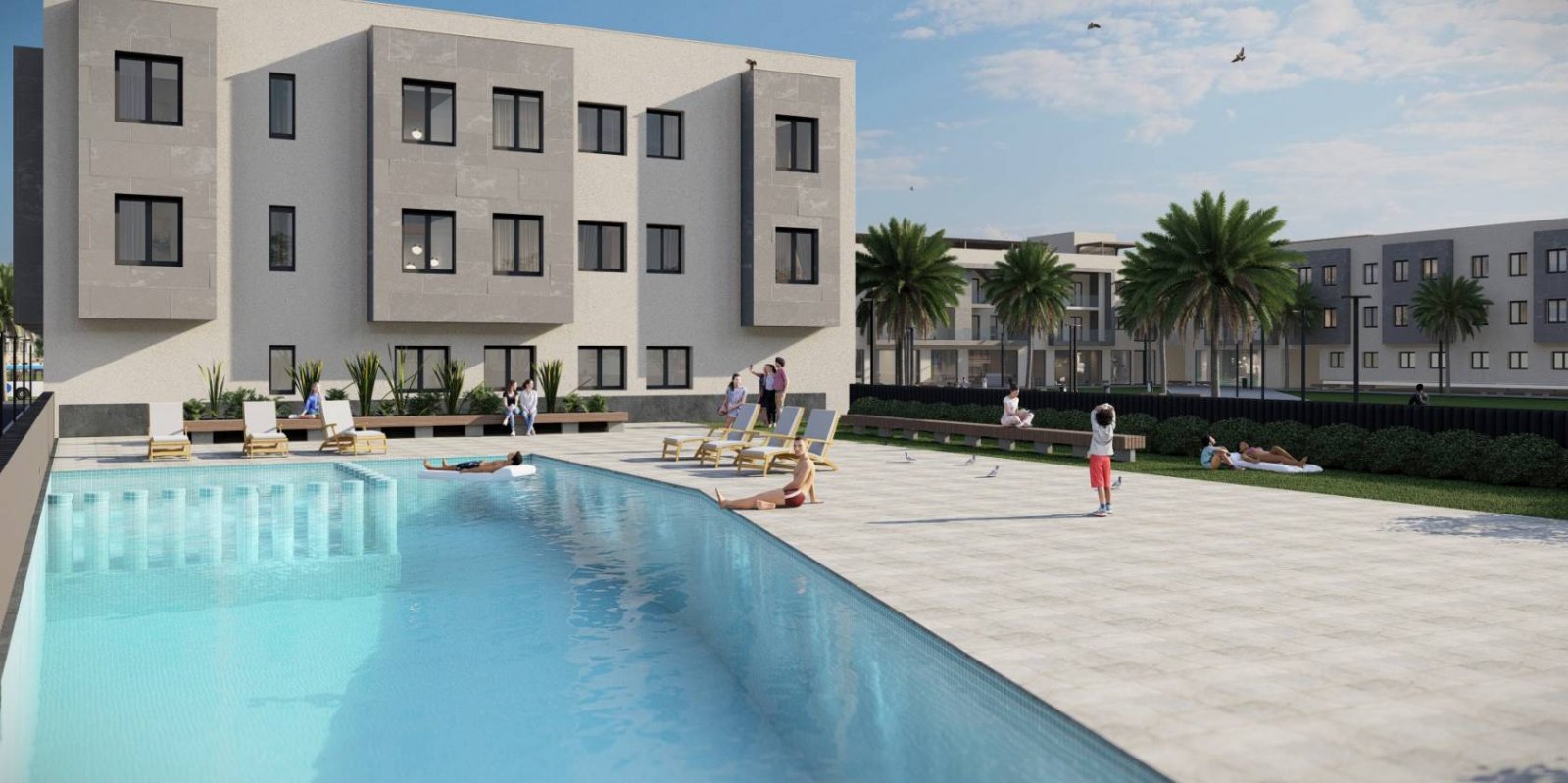 Elegante Apartments mit Pool, ruhiges Torre-Pacheco, Spanien