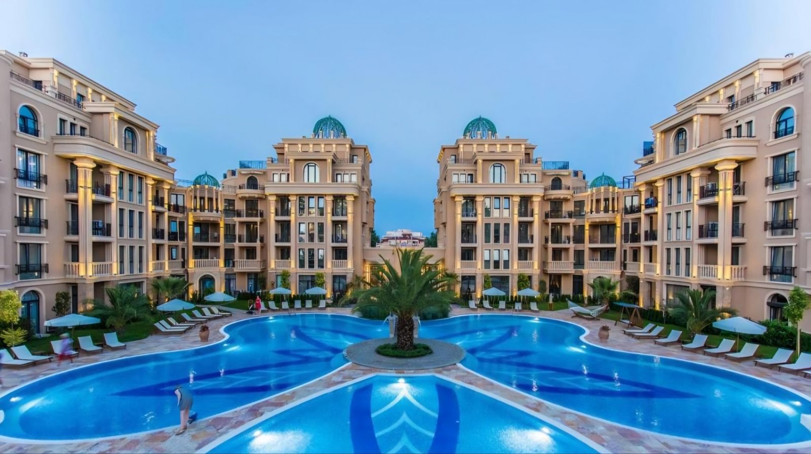 2-Zimmer-Wohnung im Wohnkomplex Afrodita Gardens, Sonnenstrand, Bulgarien