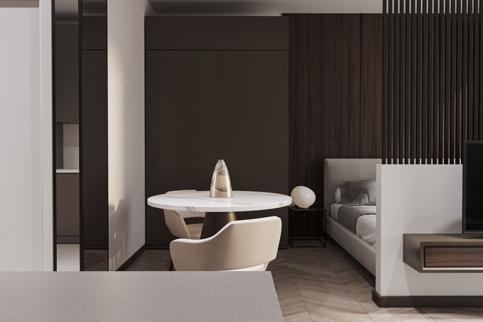 Luxuriöses großes Studio im Boulevard Point Apart-Hotel, Batumi, Georgien – fertiggestellte Kapitalanlage mit professionellem Vermietungsmanagement