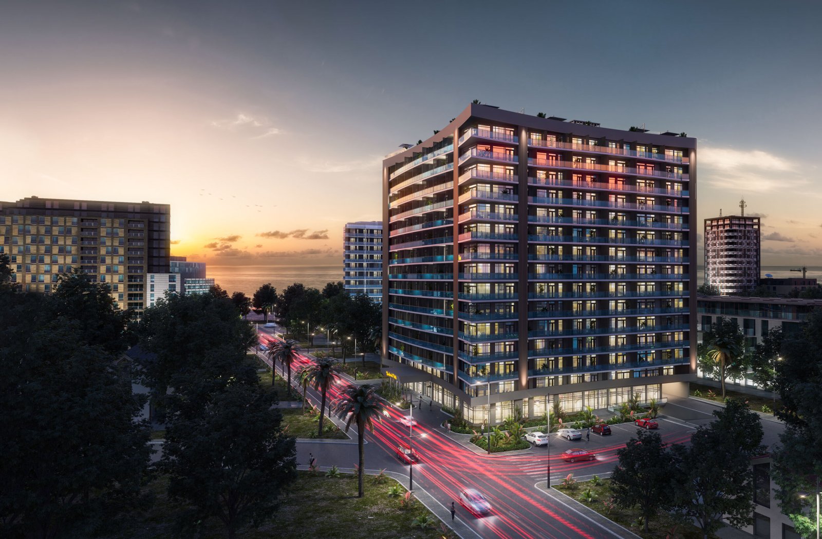 Luxuriöses großes Studio im Boulevard Point Apart-Hotel, Batumi, Georgien – fertiggestellte Kapitalanlage mit professionellem Vermietungsmanagement