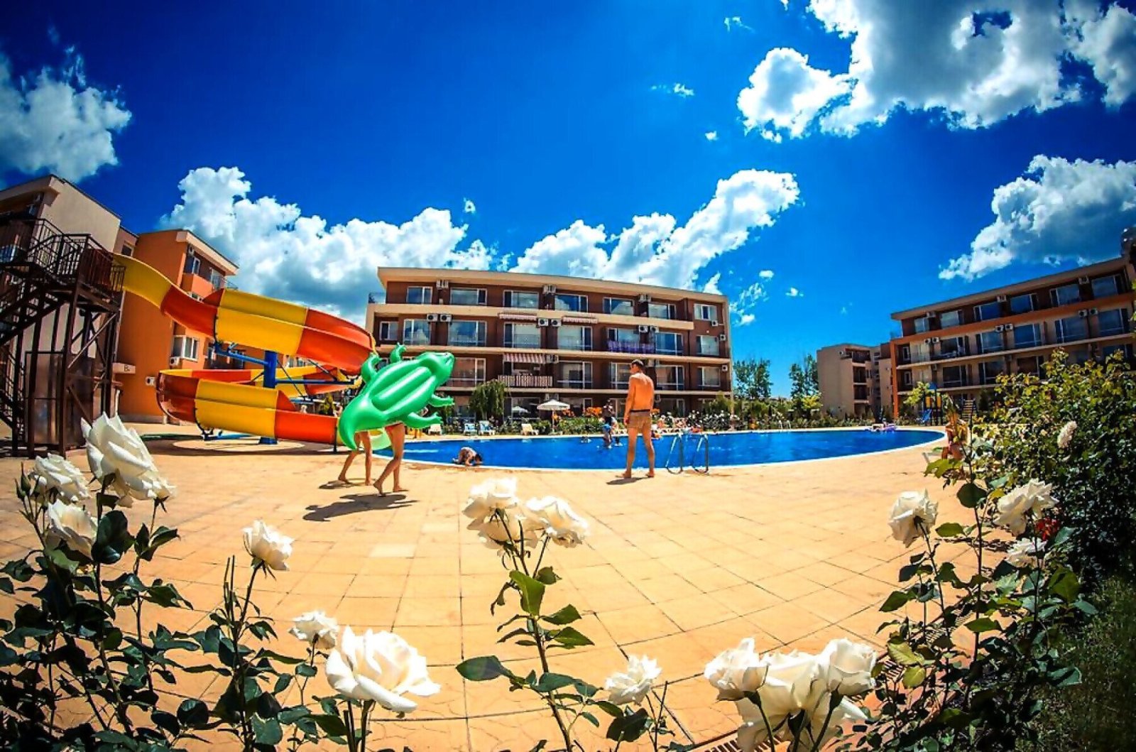 Studio im Wohnkomplex Holiday Fort Noks, Sonnenstrand, Bulgarien