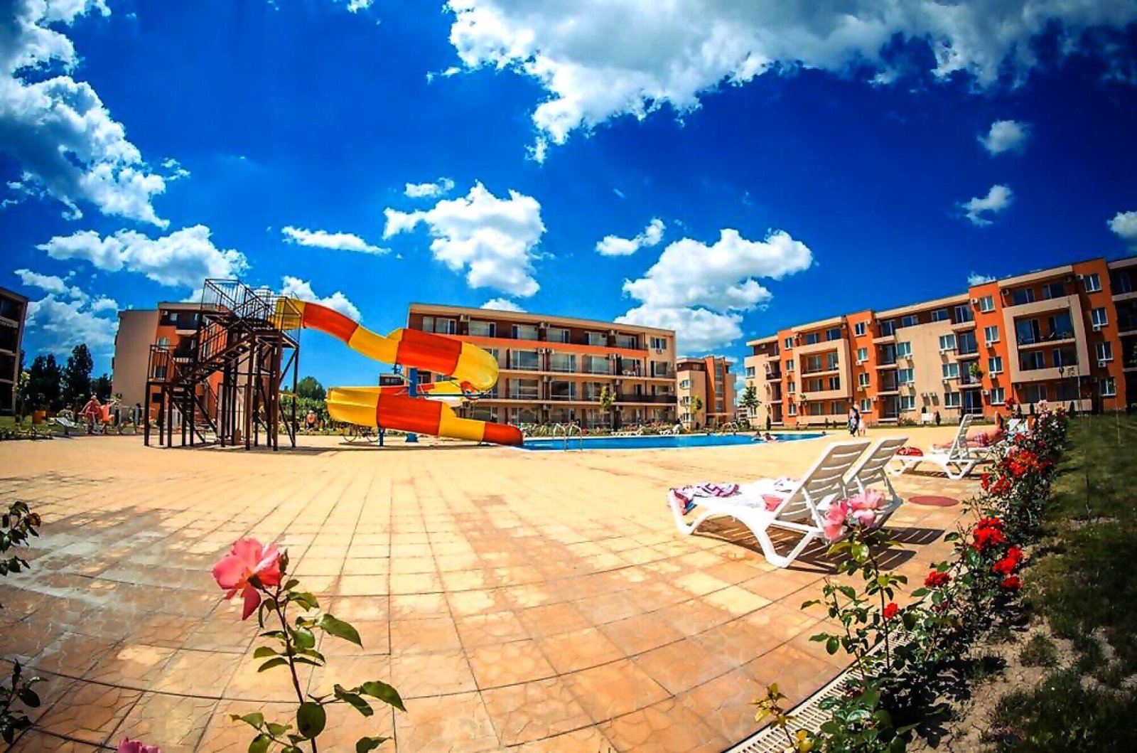 Studio im Wohnkomplex Holiday Fort Noks, Sonnenstrand, Bulgarien