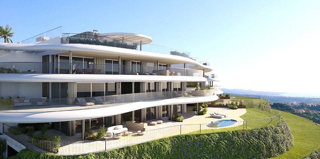 Elegantes Apartment mit Meerblick, Benahavís