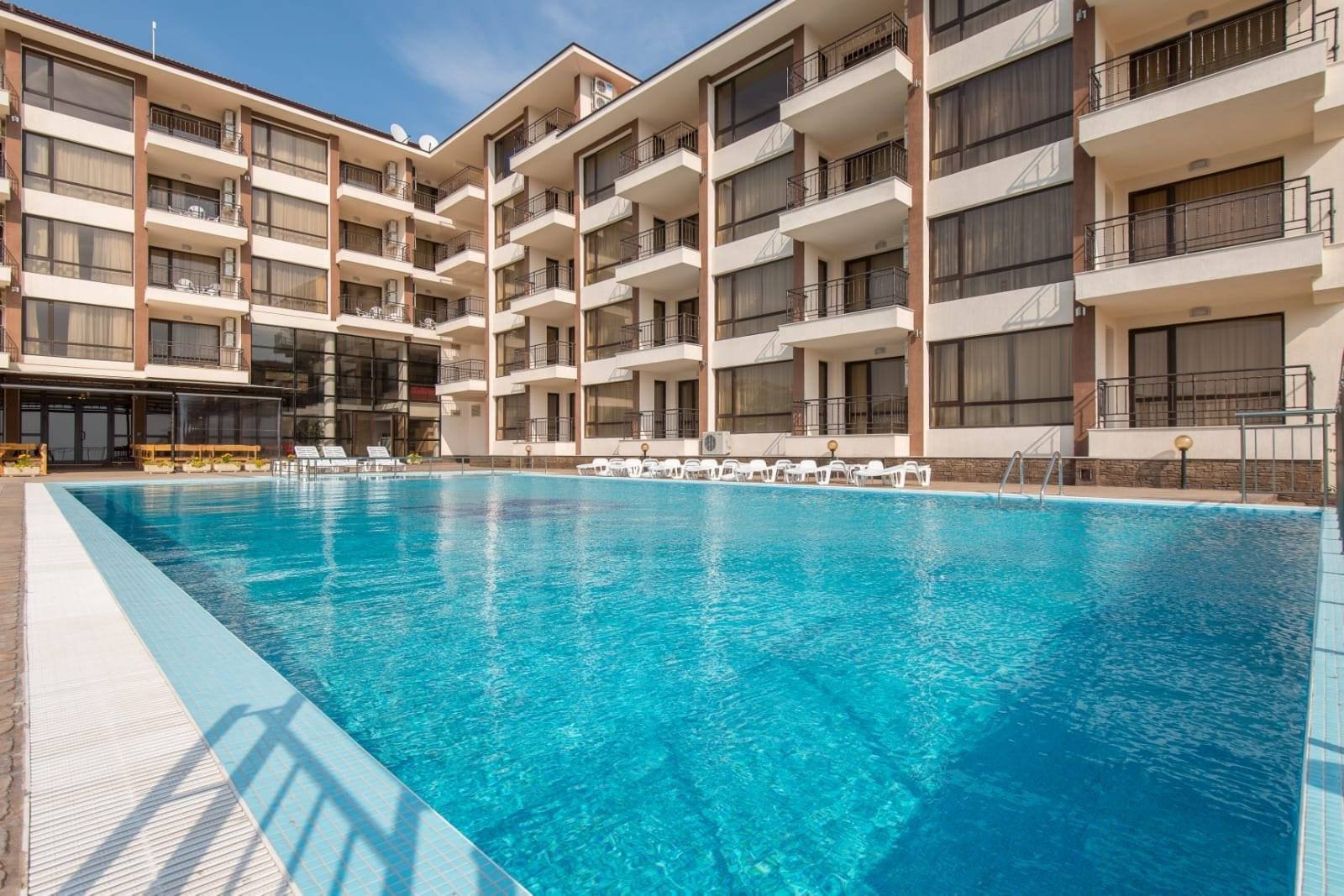 Apartment 1+1 im Macon-Komplex, Sveti Vlas, Bulgarien