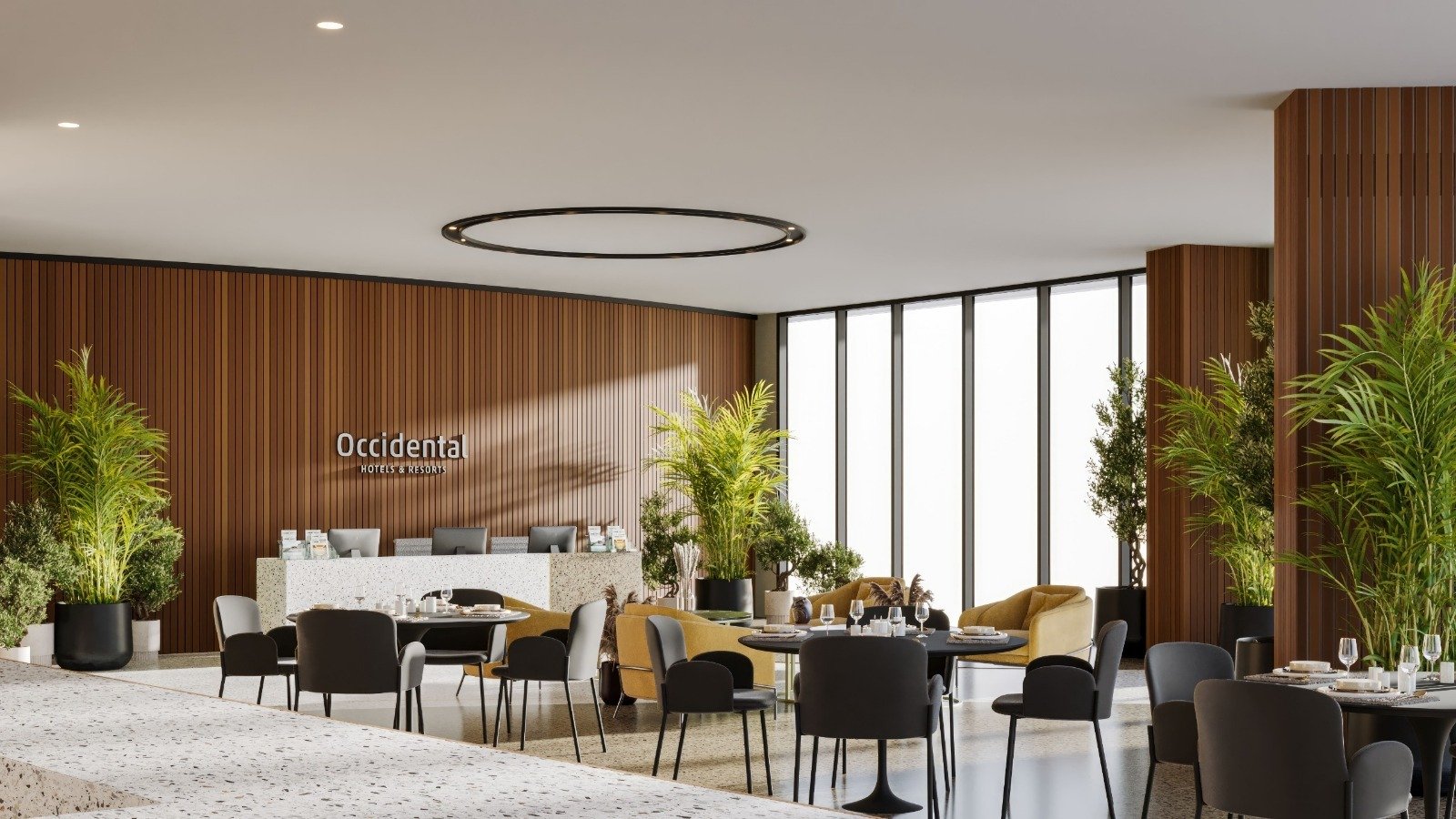 Premium-1-Schlafzimmer-Apartment in OXY Residence, Batumi, Georgien – Meer- und Innenhofblick, voll möbliert & Wohnen im Hotelstil