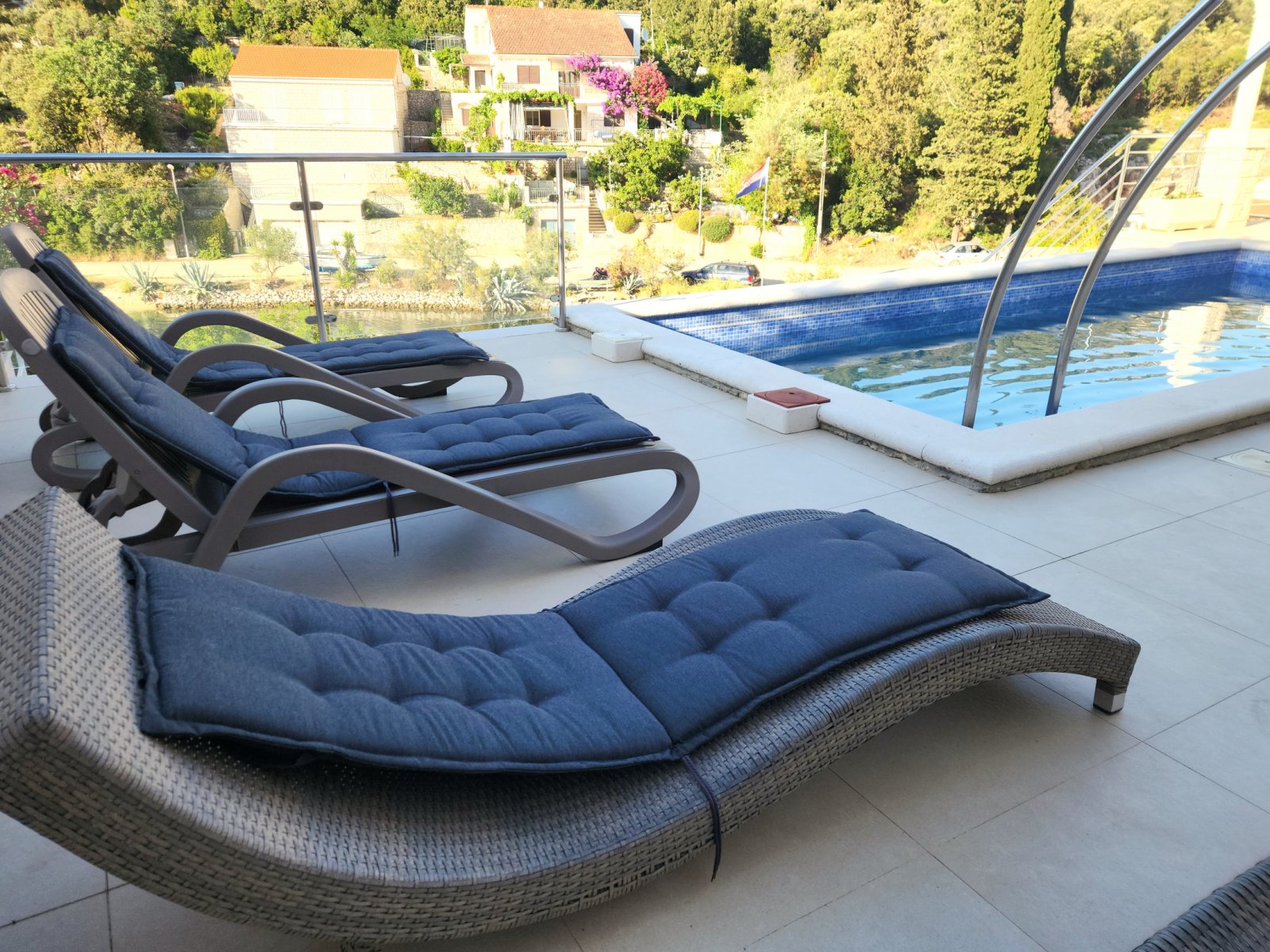 Luxuriöse Villa in erster Linie am Meer auf der Insel Korcula, Žrnovo