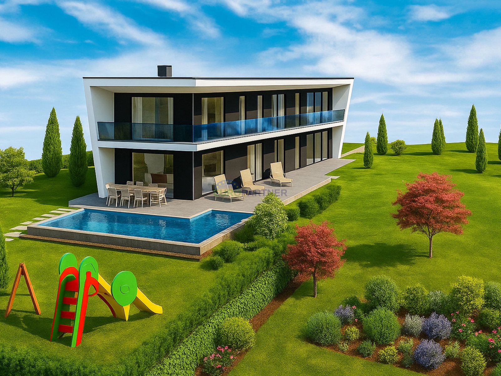 Moderne Villa, Privatsphäre, Pool und Waldruhe → Matulini, Poreč