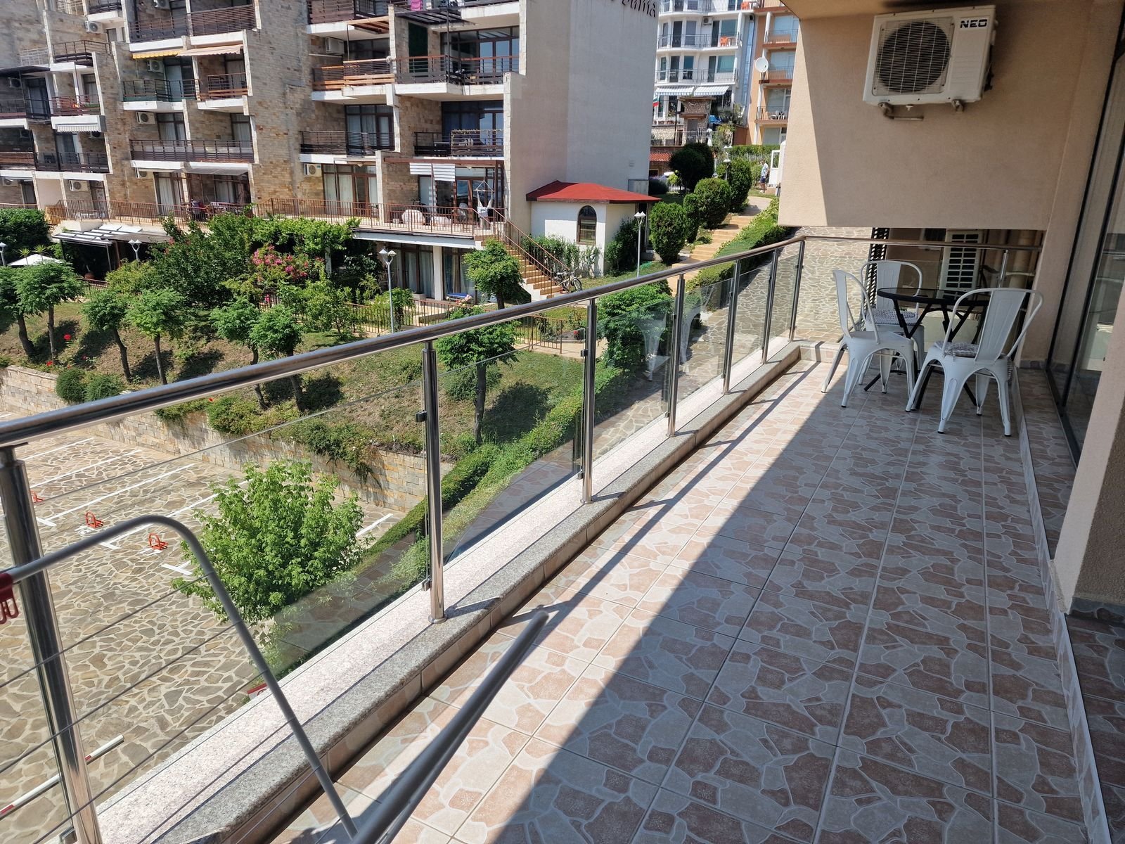 Apartment mit einem Schlafzimmer und Meerblick in der Anlage Dolce Vita 2 Sveti Vlas Bulgarien