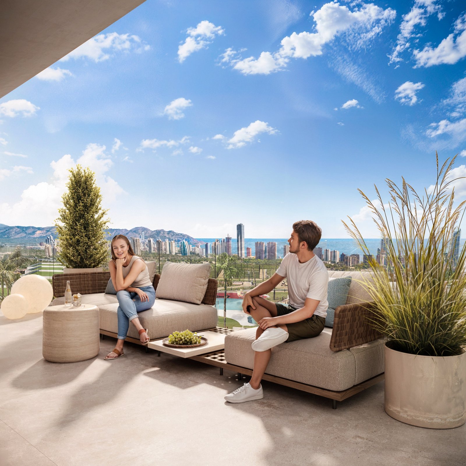 Elegante Apartments mit Meerblick, 3 km vom Strand entfernt, Finestrat
