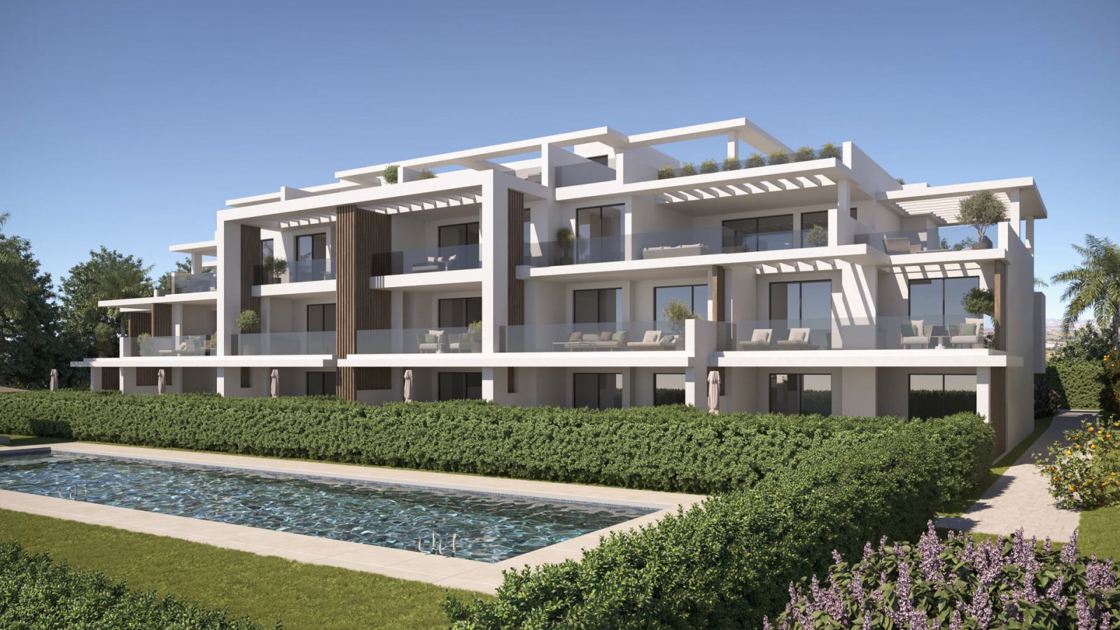 Moderne Apartments mit Meerblick, Estepona
