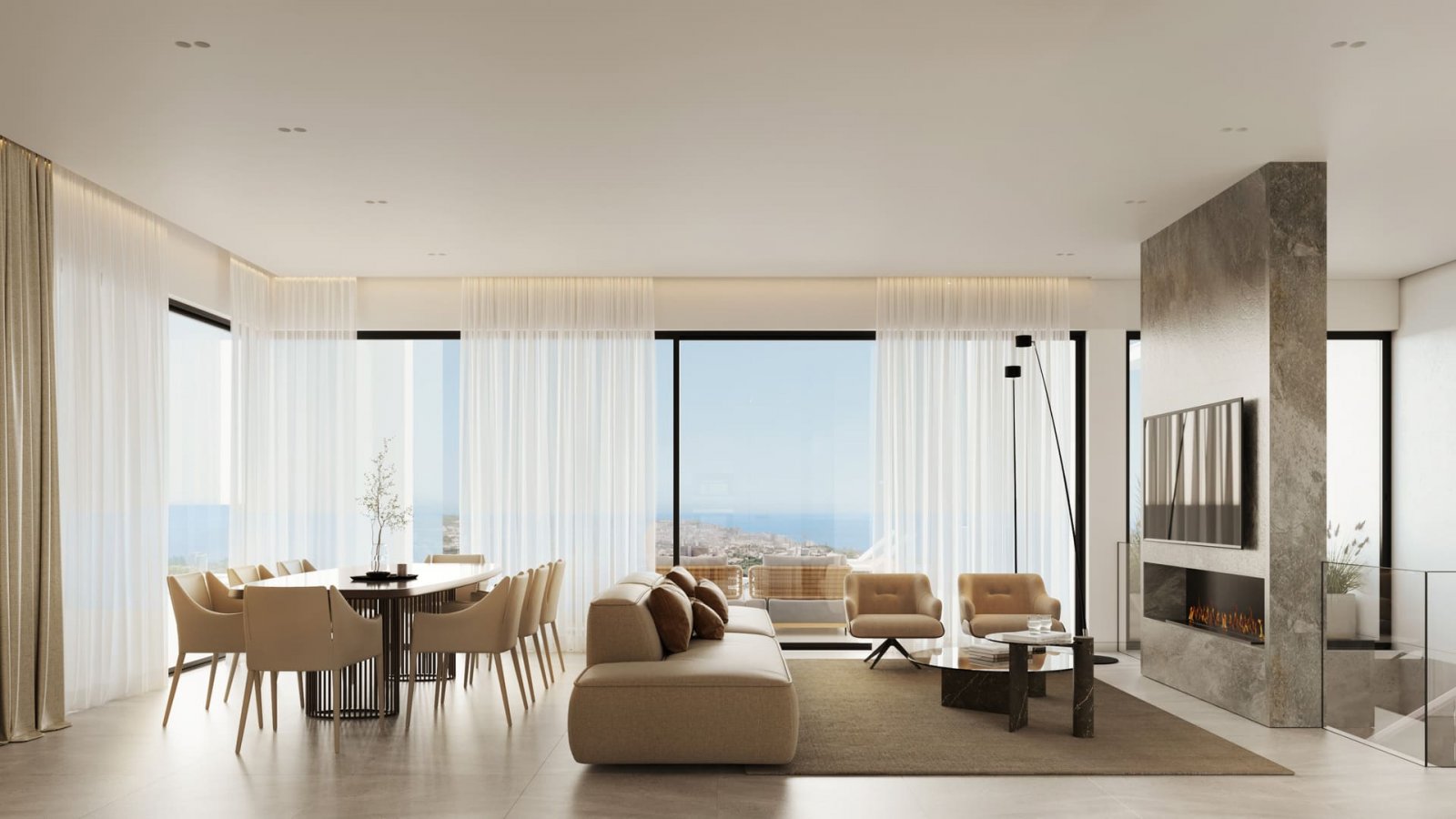 Luxusvillen mit Meerblick, Mijas