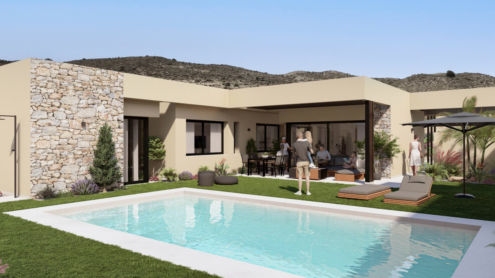 Exklusive Villen mit Pool, Altaona Golf, Murcia