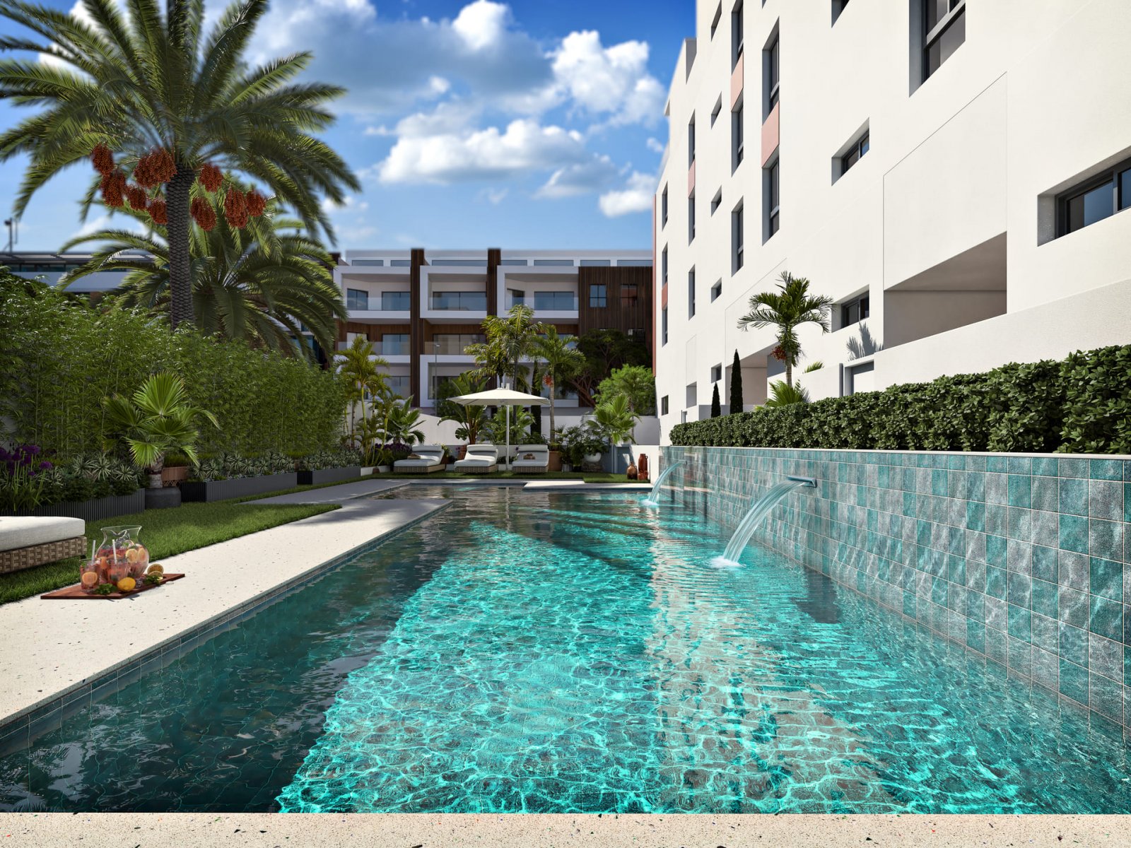 Exklusive Ferienwohnung am Meer, mit Garten und Pool, La Vila Joiosa