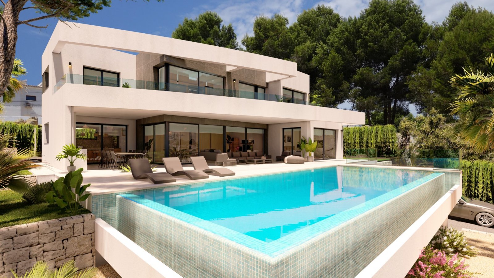 Exklusive Villa mit Meerblick, Teulada