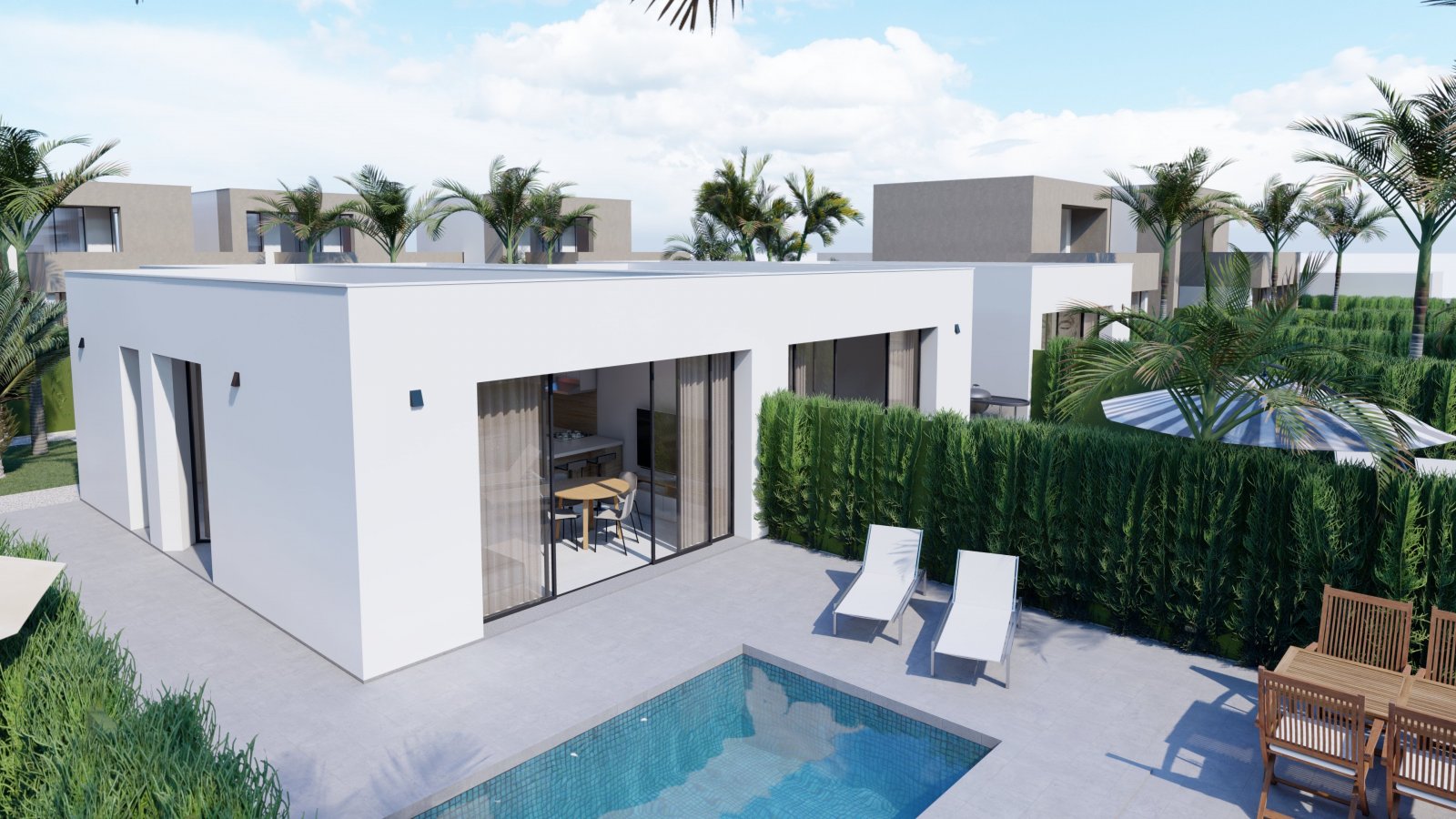Modernes Haus am Meer, privater Pool, Murcia