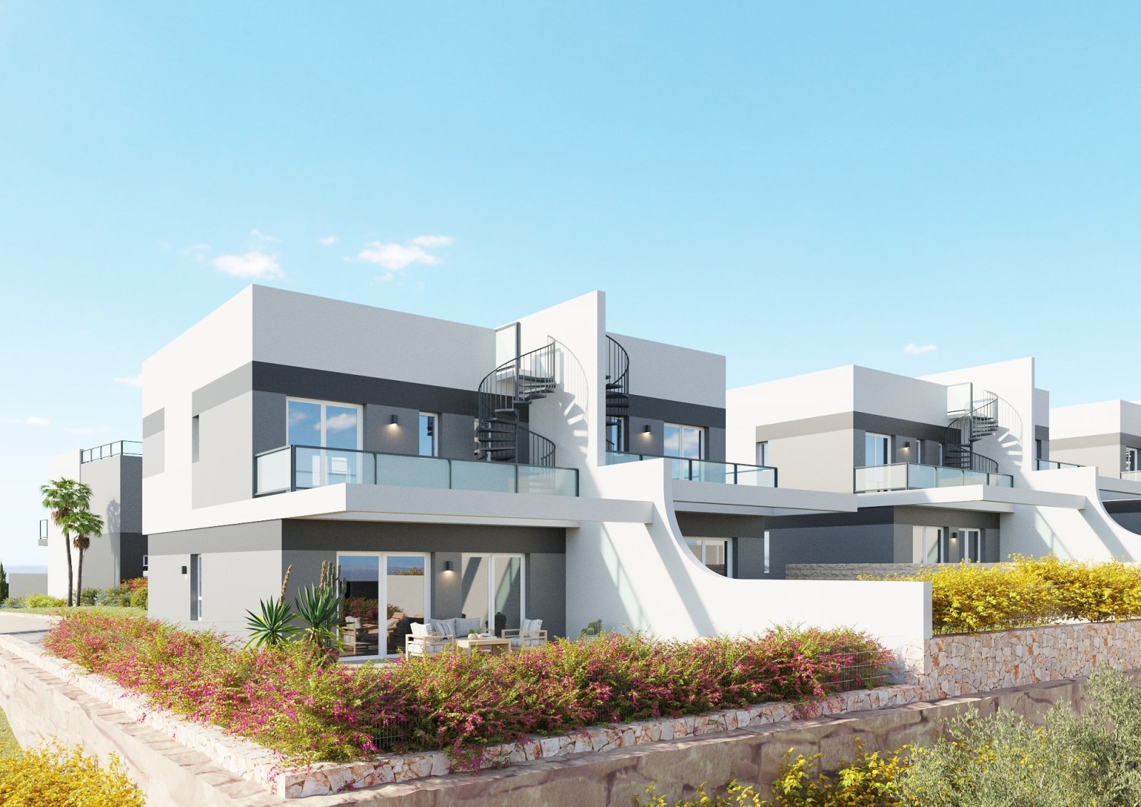 Luxuriöse Stadthäuser und Villen im Wohnprojekt Balcón de Finestrat, Alicante