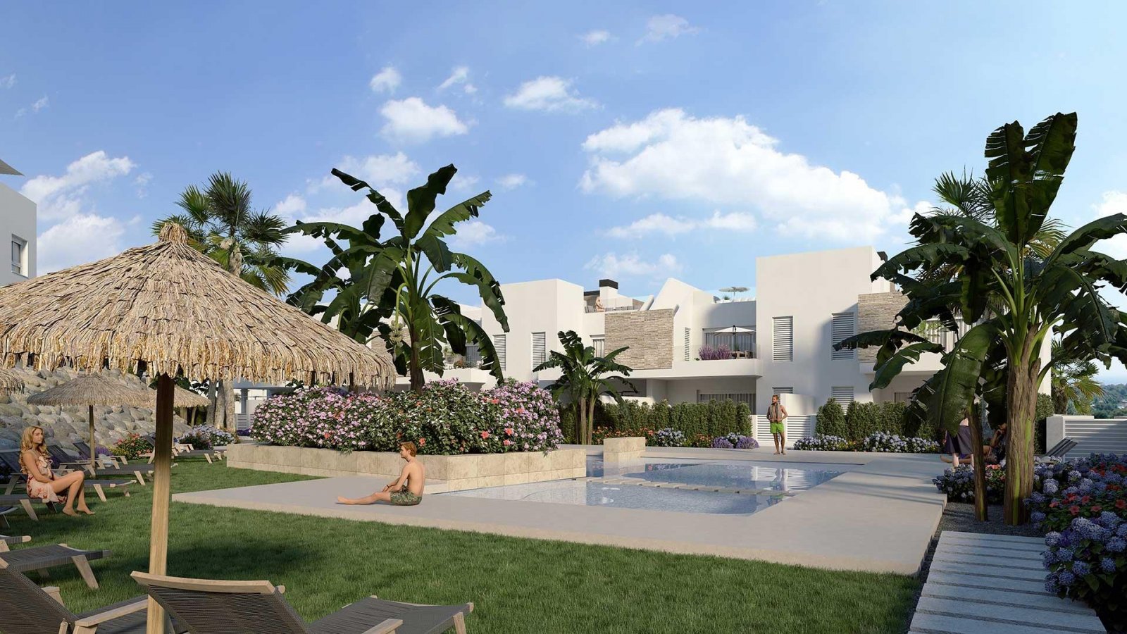 Moderner Bungalow → Golf und Ruhe der Natur → Algorfa, Costa Blanca
