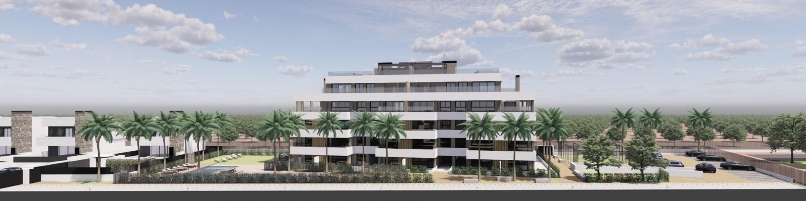 Exklusive Dreizimmerwohnung mit Terrasse und Grünanlage – Murcia
