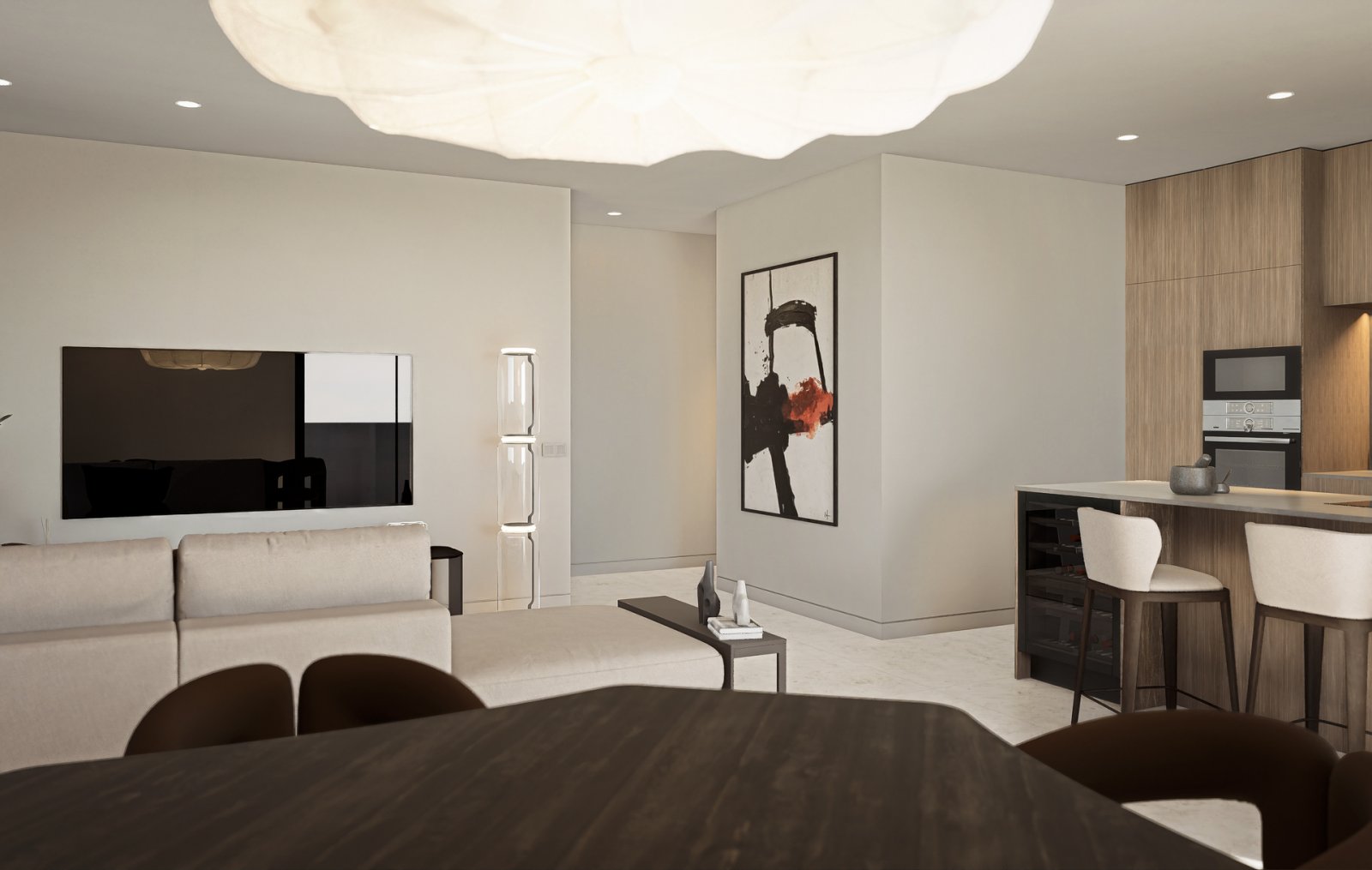 Luxuriöses Penthouse mit 2 Schlafzimmern, großer Terrasse und Solarium, 1 km vom Strand entfernt, Calpe, Spanien
