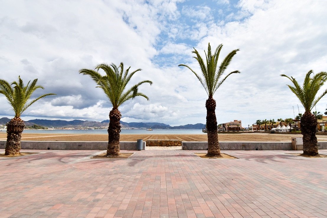 Stilvolles Apartment mit Meerblick, 230 m vom Strand entfernt, Puerto de Mazarrón, Spanien
