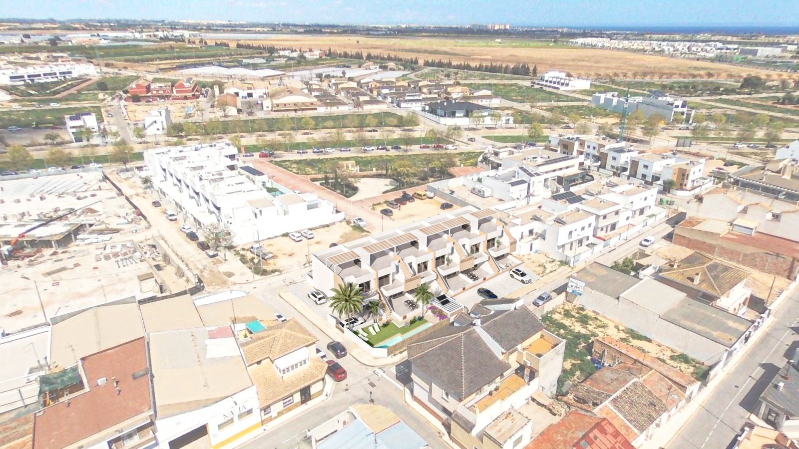 Moderner Bungalow, 3 km vom Meer entfernt, Pilar de la Horadada