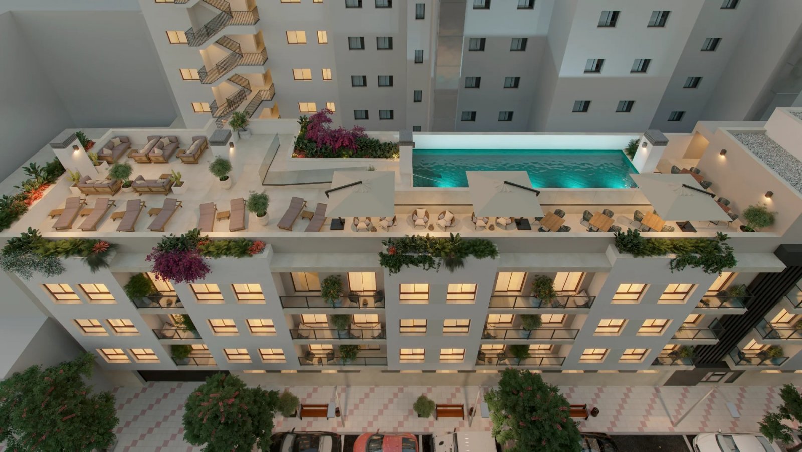 Moderne Residenz mit Meerblick, 2 km vom Strand entfernt, Málaga