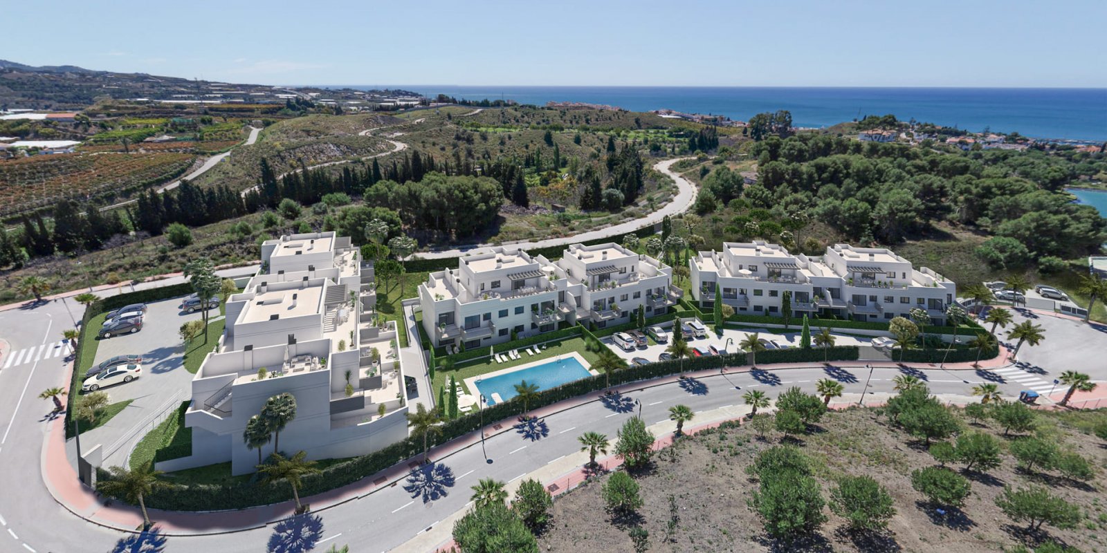 Moderne Apartments in unmittelbarer Nähe zum Golfplatz und 2 km vom Meer entfernt, Vélez-Málaga