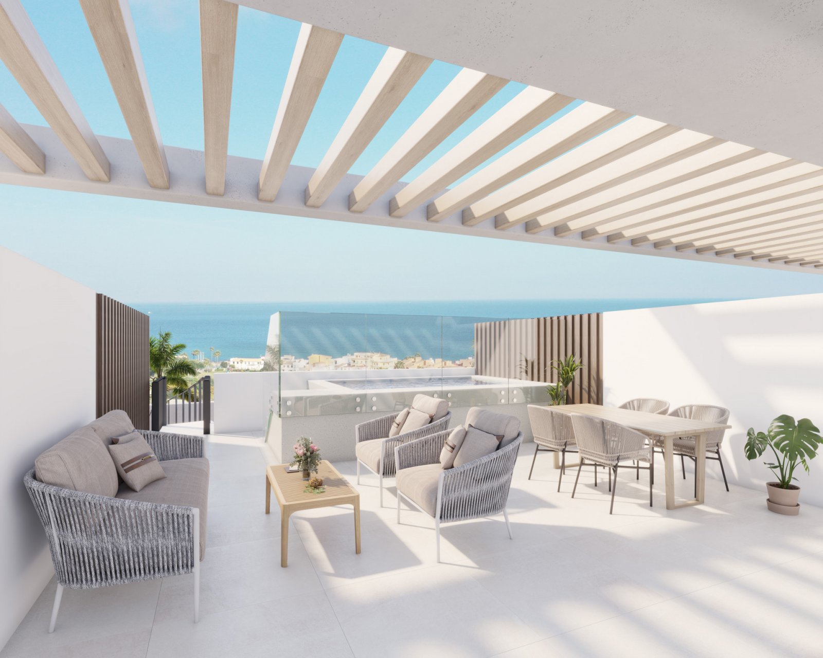 Exklusive Apartments mit Meerblick, 300 m von der Küste entfernt, Manilva